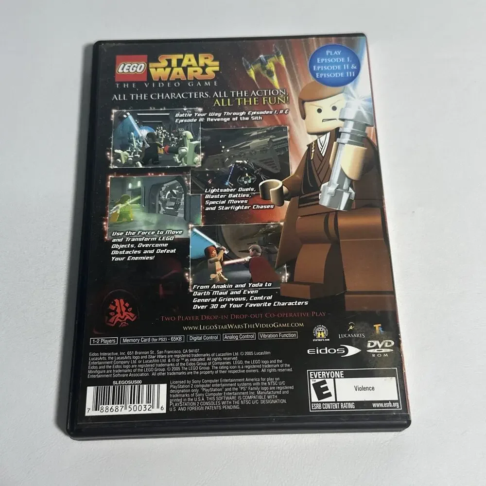PlayStation 2 Lego Star Wars The Video Game No Manual
